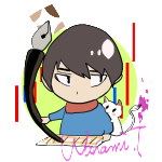 プロフィールイラストを描きました。