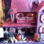 【ミニチュア】ビリー 手作りドールハウスキットの制作風景 ウエスタンパブ